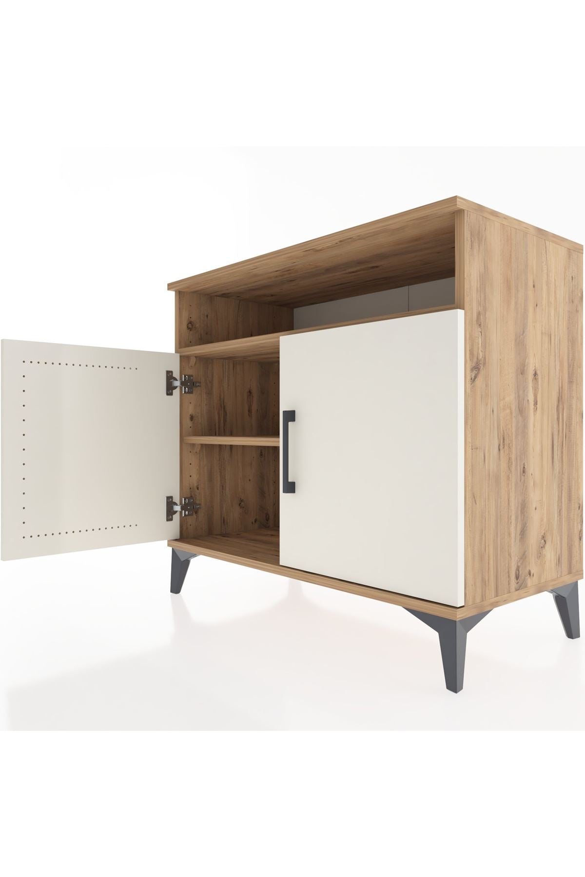 Hyperion Şifonyer 2 Raflı 2 Kapaklı 88x44x80 Çam-Aytaşı