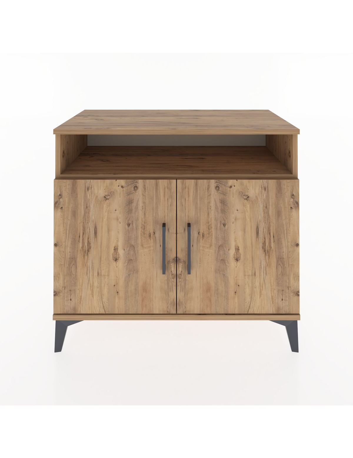 Hyperion Şifonyer 2 Raflı 2 Kapaklı 88x44x80 Çam-Çam