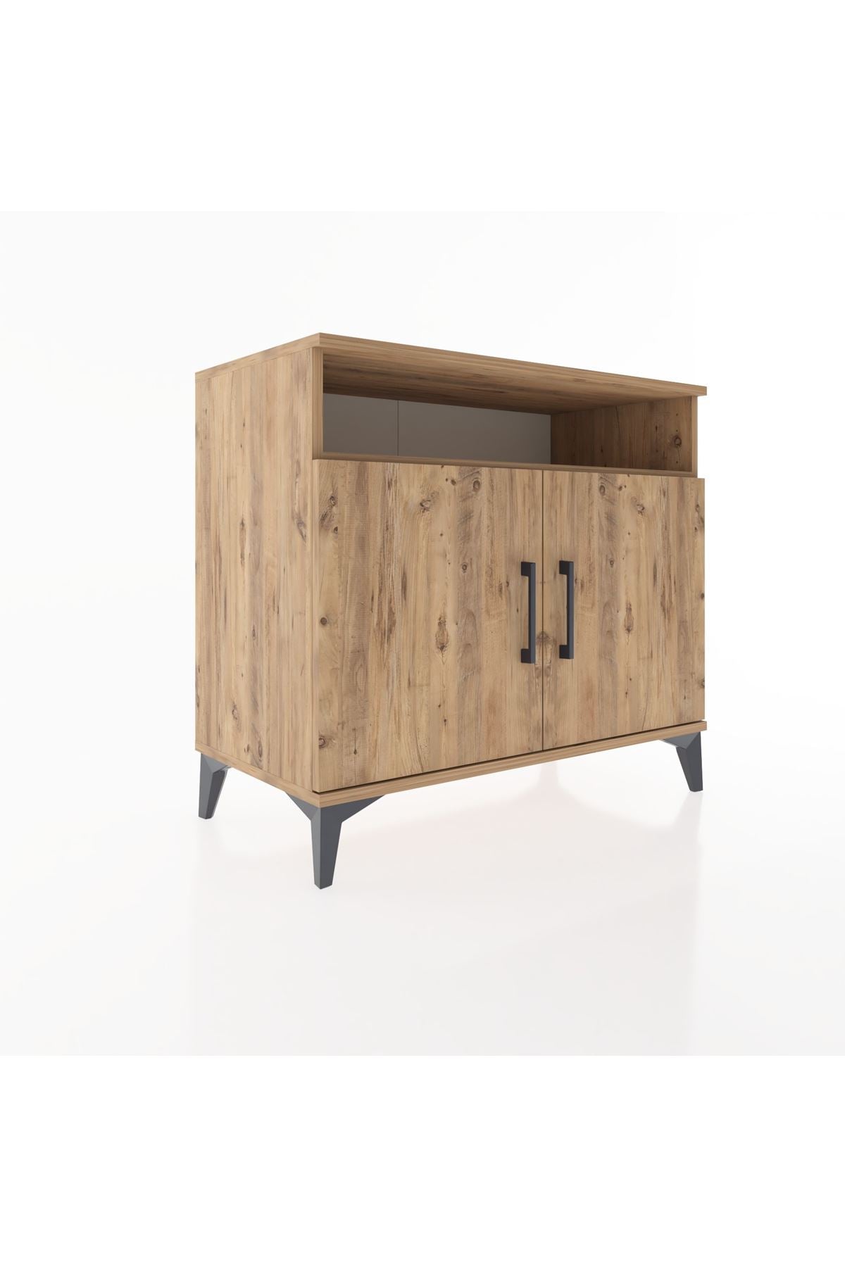 Hyperion Şifonyer 2 Raflı 2 Kapaklı 88x44x80 Çam-Çam