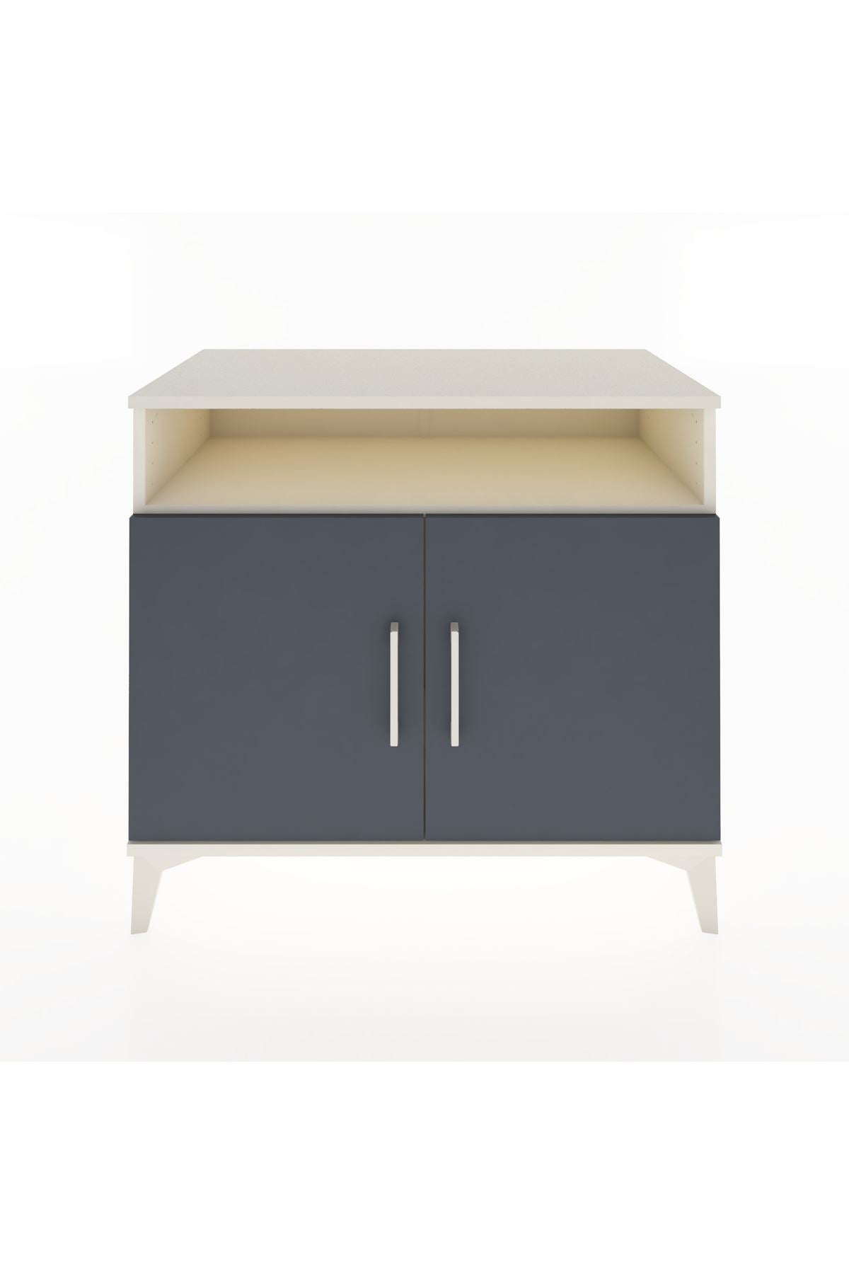 Hyperion Şifonyer Tek Raflı 2 Kapaklı 88x44x80 Aytaşı-Antrasit