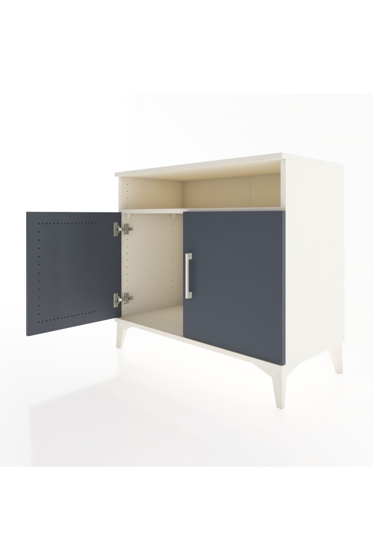 Hyperion Şifonyer Tek Raflı 2 Kapaklı 88x44x80 Aytaşı-Antrasit