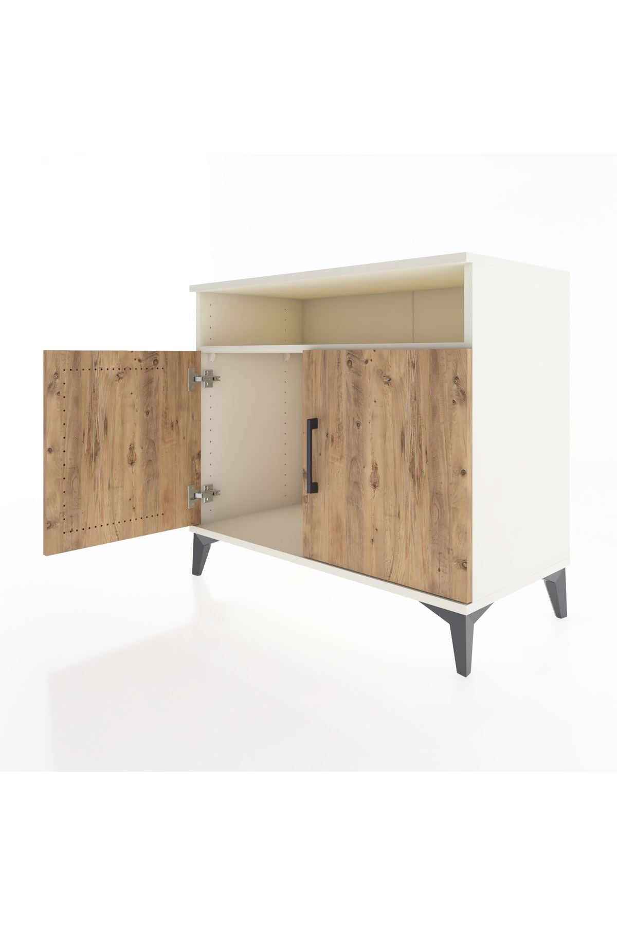 Hyperion Şifonyer Tek Raflı 2 Kapaklı 88x44x80 Aytaşı-Çam