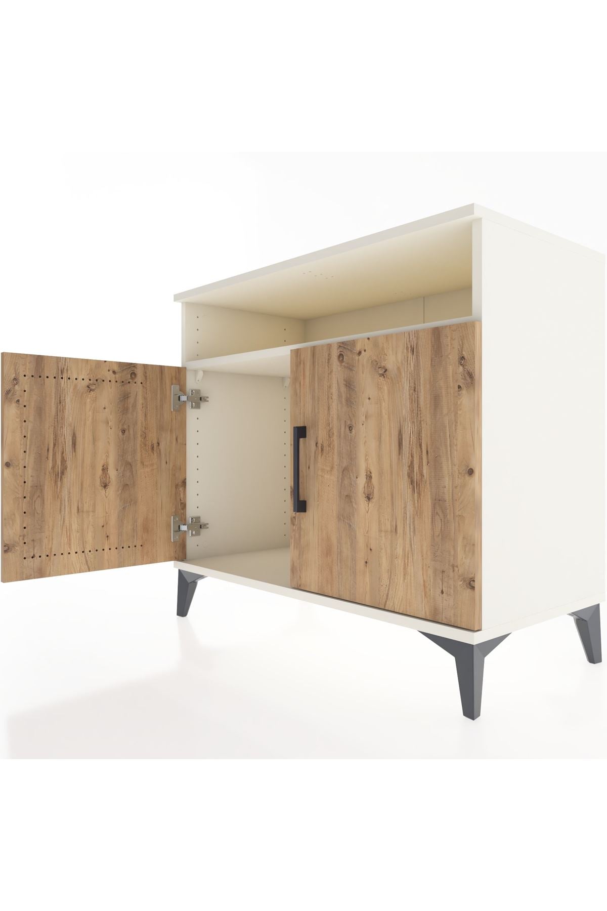 Hyperion Şifonyer Tek Raflı 2 Kapaklı 88x44x80 Aytaşı-Çam