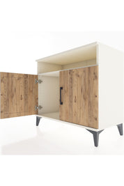 Hyperion Şifonyer Tek Raflı 2 Kapaklı 88x44x80 Aytaşı-Çam