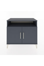 Hyperion Şifonyer Tek Raflı 2 Kapaklı 88x44x80 Antrasit-Antrasit