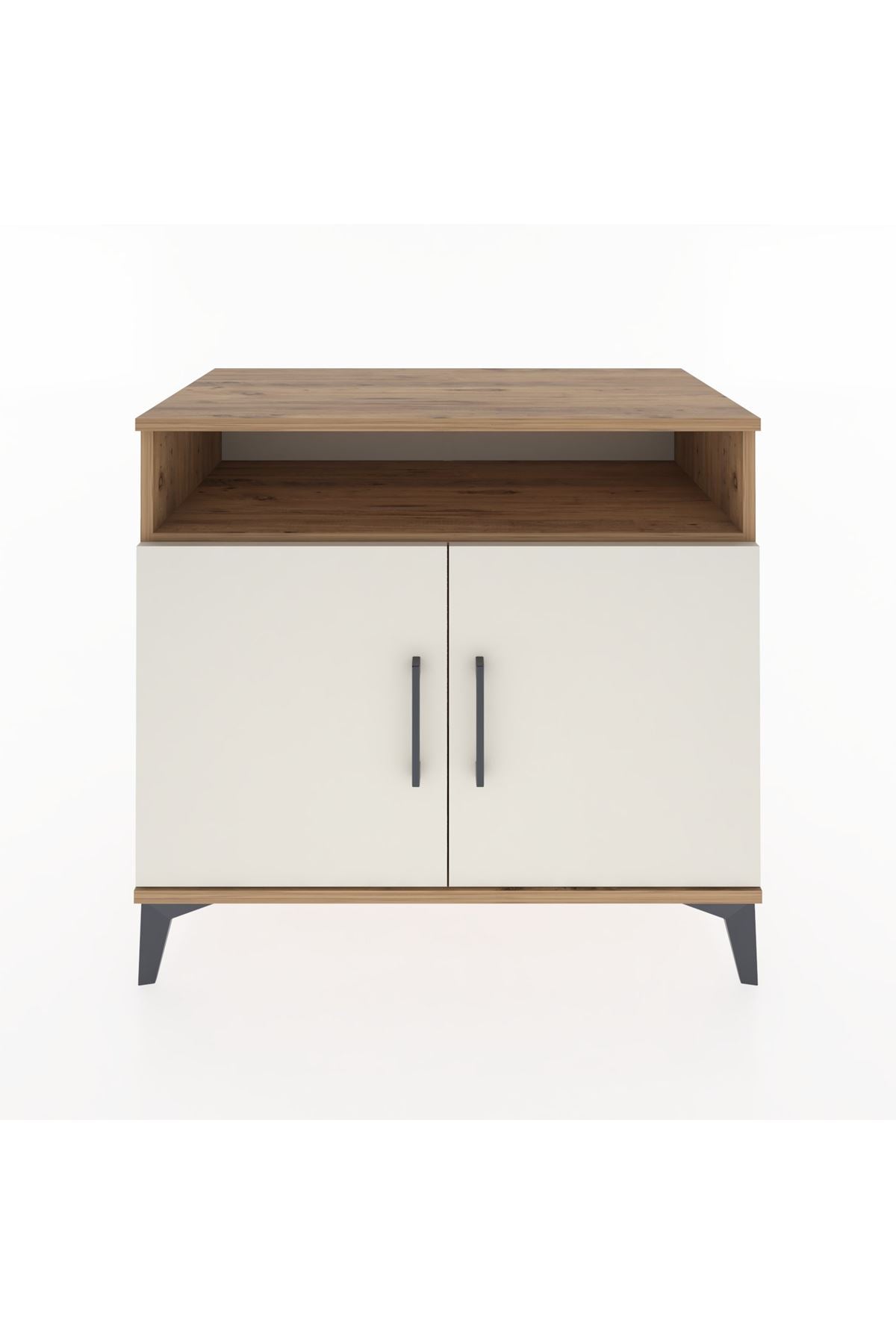 Hyperion Şifonyer Tek Raflı 2 Kapaklı 88x44x80 Çam-Aytaşı