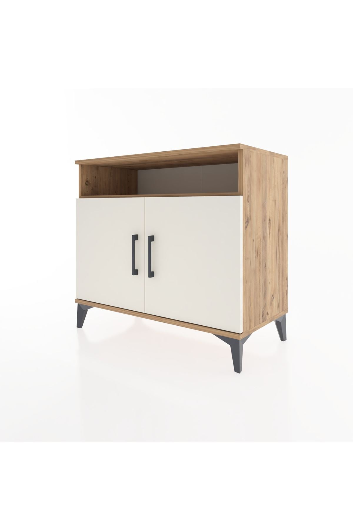 Hyperion Şifonyer Tek Raflı 2 Kapaklı 88x44x80 Çam-Aytaşı