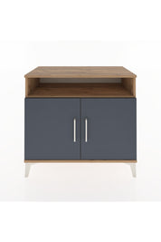 Hyperion Şifonyer Tek Raflı 2 Kapaklı 88x44x80 Çam-Antrasit