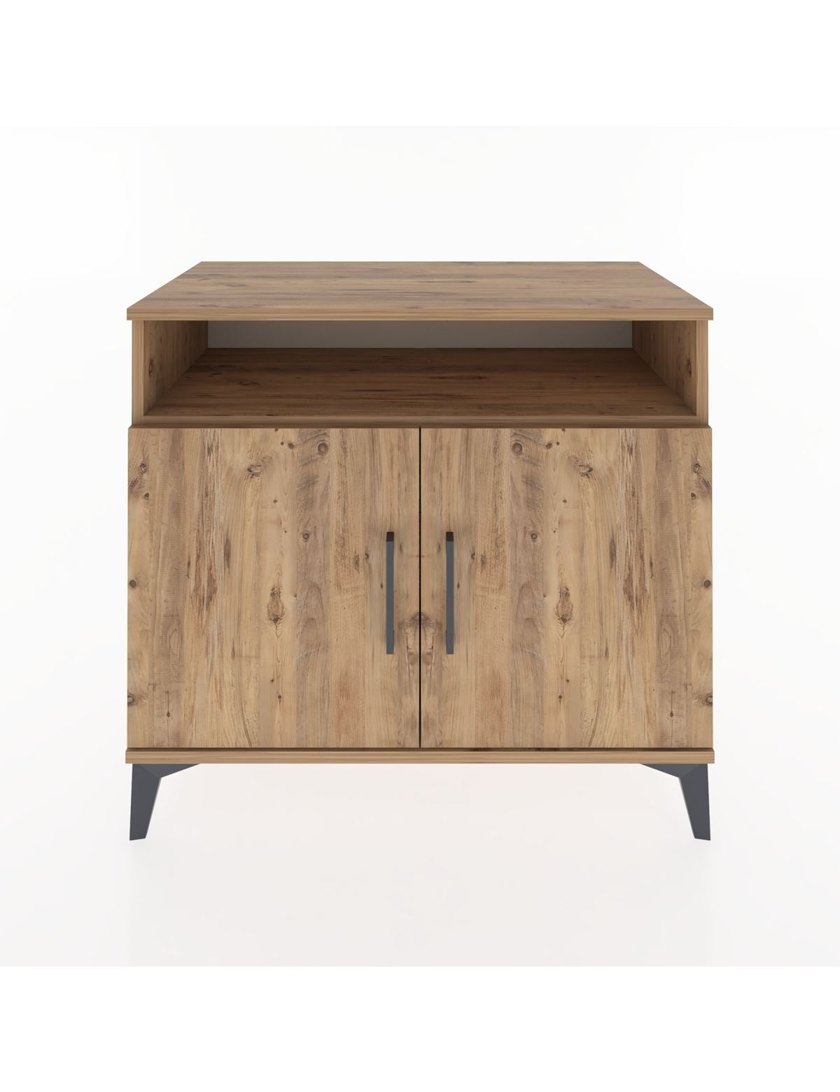 Hyperion Şifonyer Tek Raflı 2 Kapaklı 88x44x80 Çam-Çam