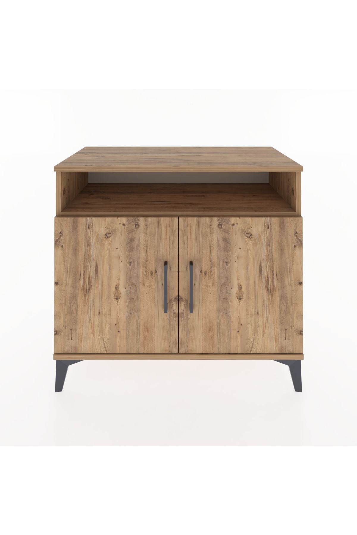 Hyperion Şifonyer Tek Raflı 2 Kapaklı 88x44x80 Çam-Çam