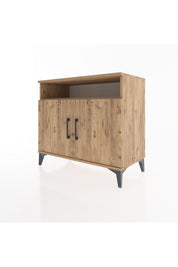 Hyperion Şifonyer Tek Raflı 2 Kapaklı 88x44x80 Çam-Çam