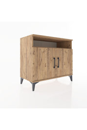 Hyperion Şifonyer Tek Raflı 2 Kapaklı 88x44x80 Çam-Çam