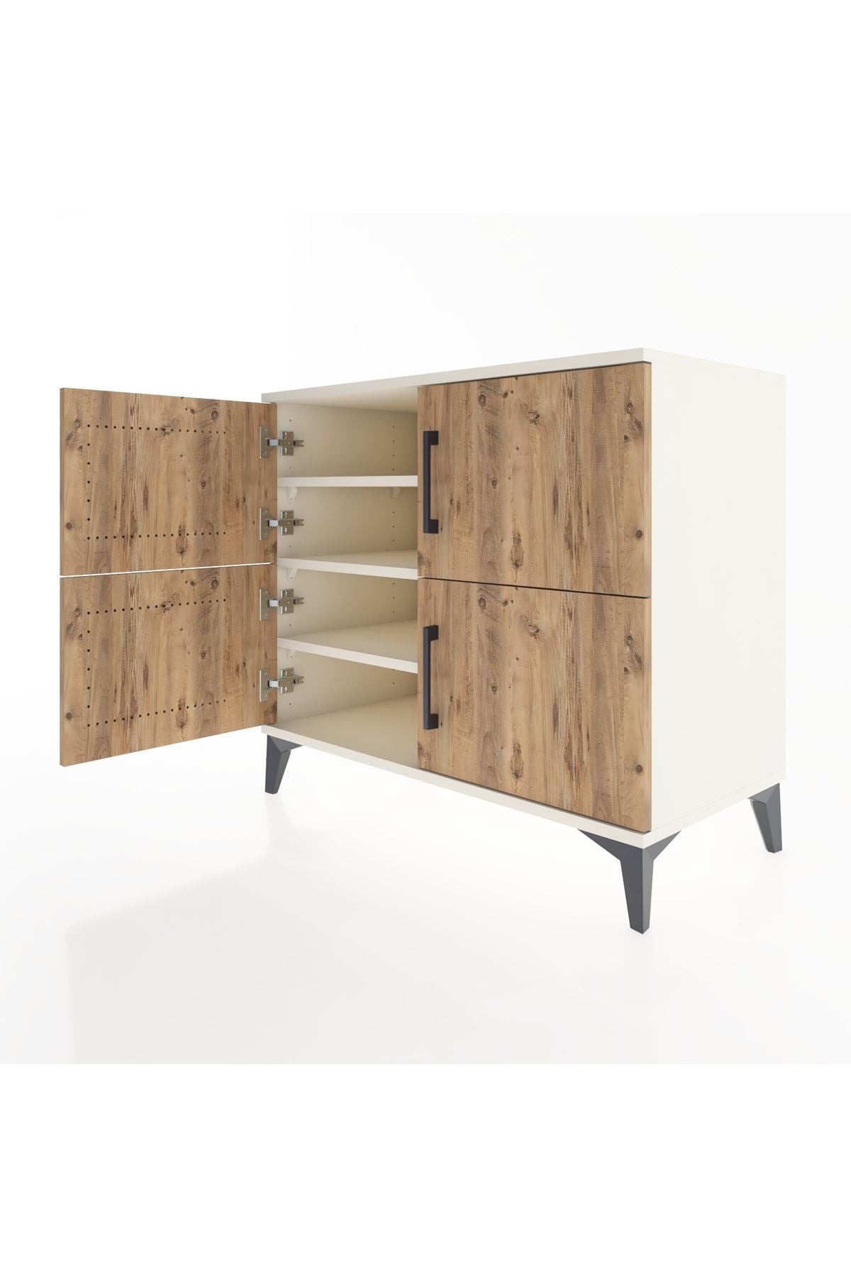 Hyperion Şifonyer 4 Raflı 4 Kapaklı 88x44x80 Aytaşı-Çam