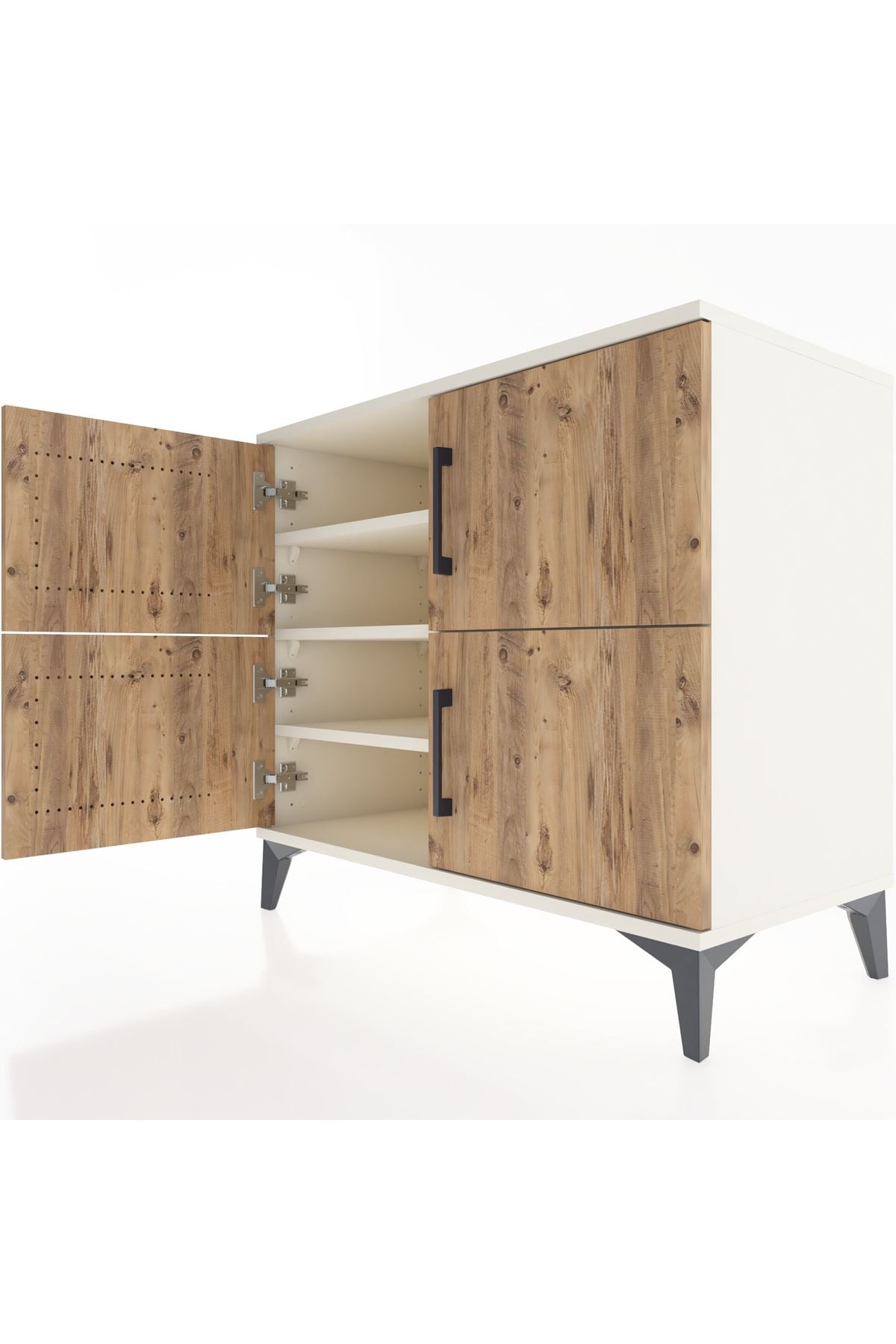 Hyperion Şifonyer 4 Raflı 4 Kapaklı 88x44x80 Aytaşı-Çam