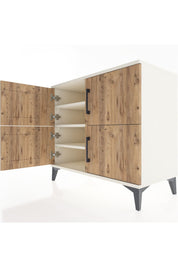 Hyperion Şifonyer 4 Raflı 4 Kapaklı 88x44x80 Aytaşı-Çam