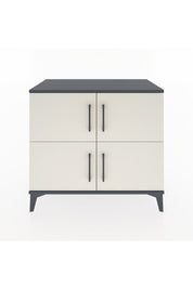 Hyperion Şifonyer 4 Raflı 4 Kapaklı 88x44x80 Antrasit-Aytaşı