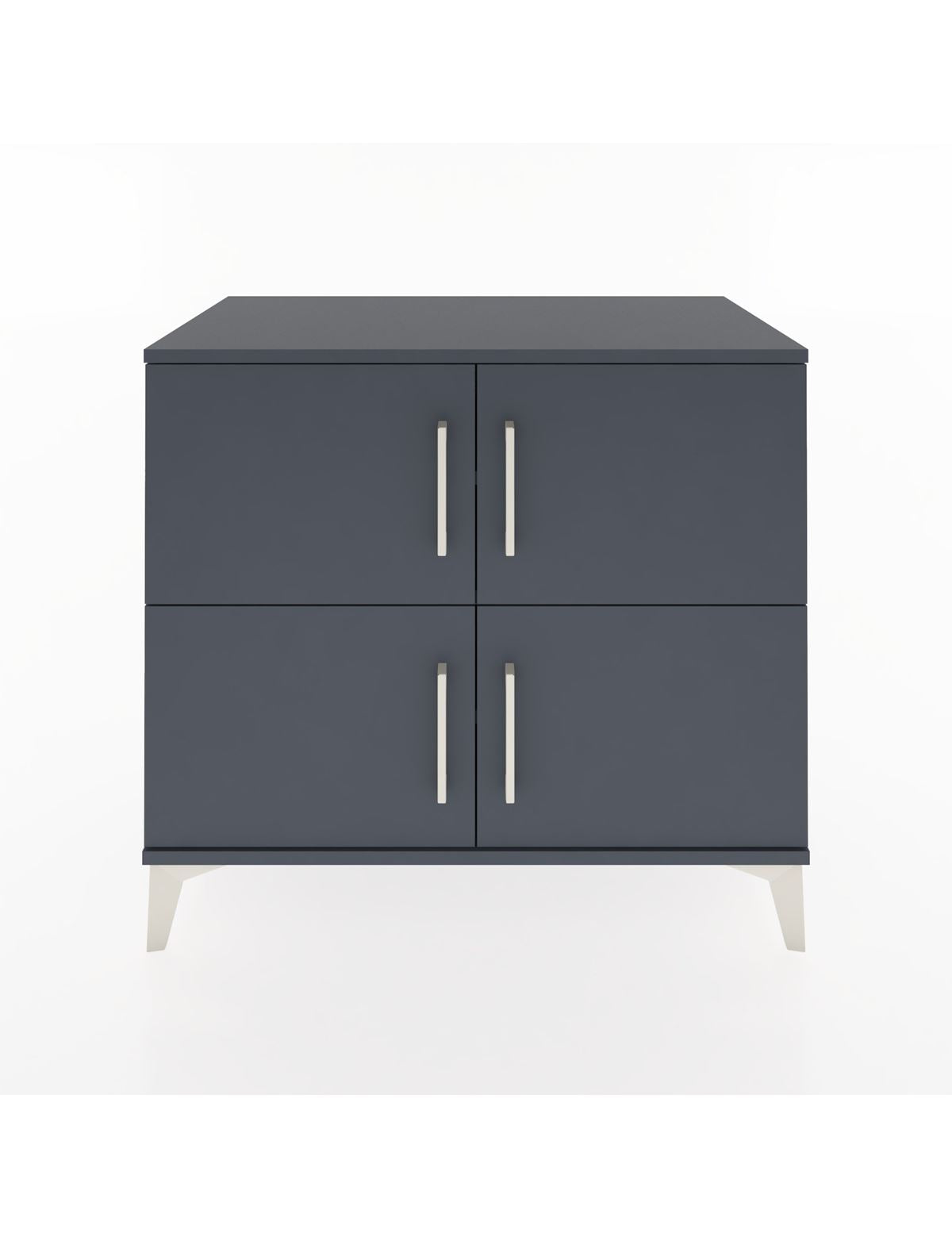 Hyperion Şifonyer 4 Raflı 4 Kapaklı 88x44x80 Antrasit-Antrasit