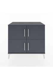 Hyperion Şifonyer 4 Raflı 4 Kapaklı 88x44x80 Antrasit-Antrasit