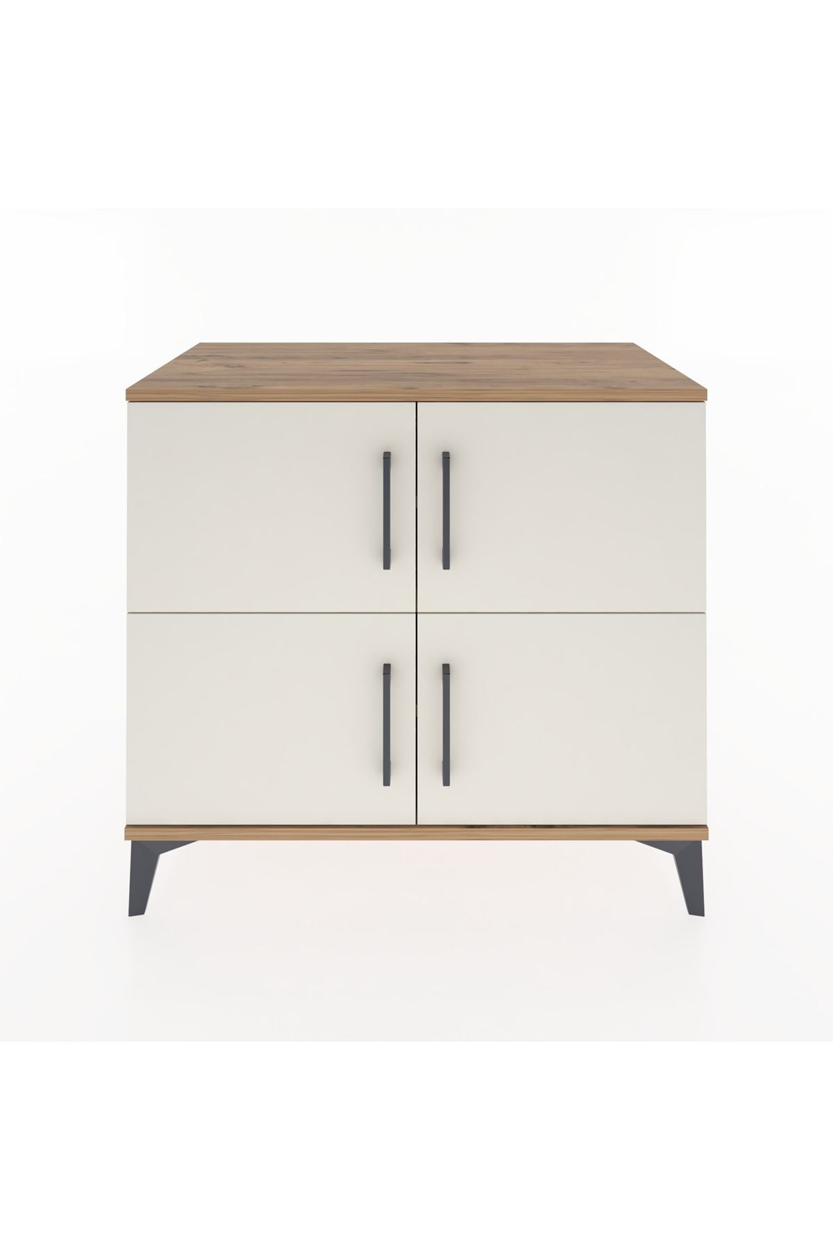 Hyperion Şifonyer 4 Raflı 4 Kapaklı 88x44x80 Çam-Aytaşı