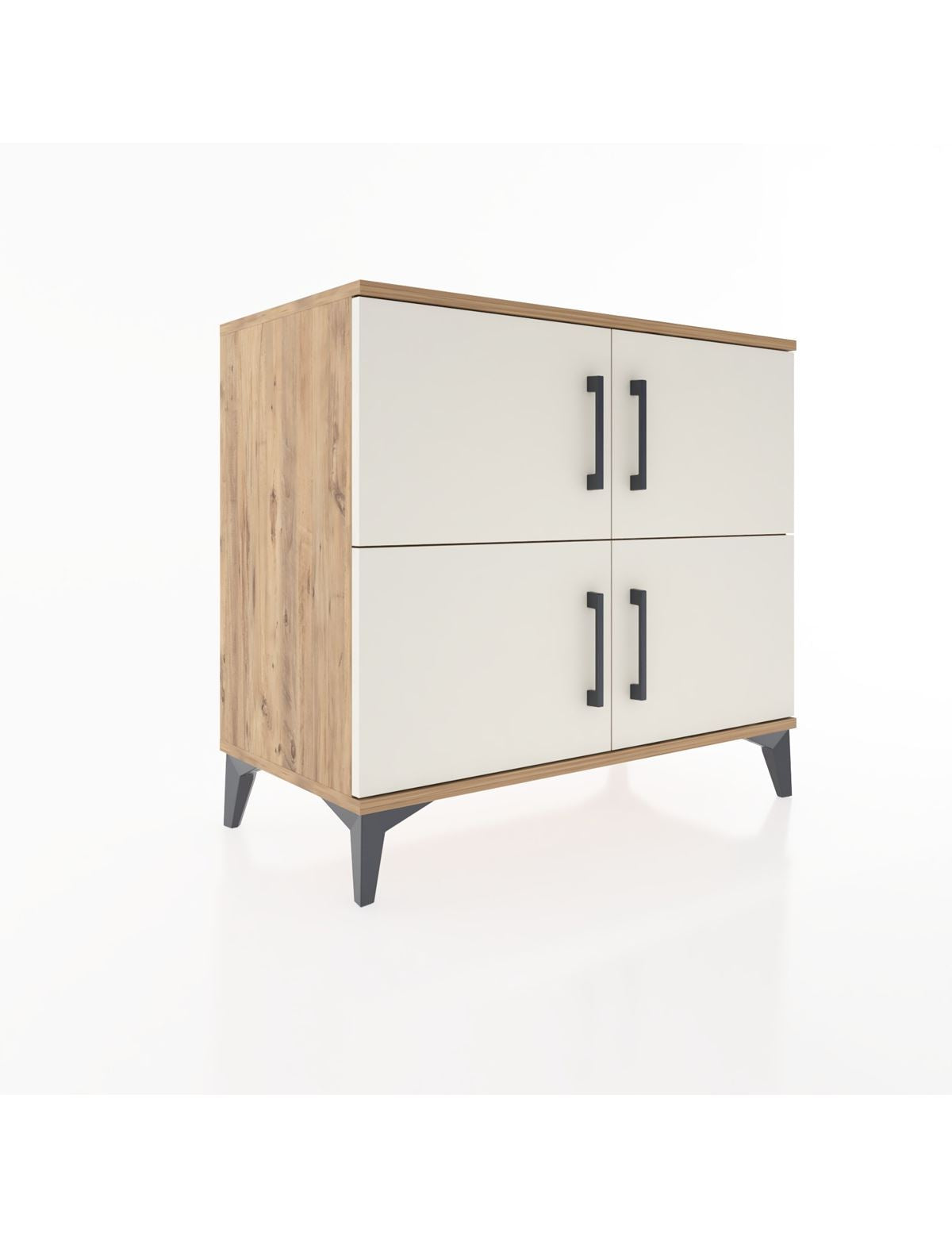 Hyperion Şifonyer 4 Raflı 4 Kapaklı 88x44x80 Çam-Aytaşı