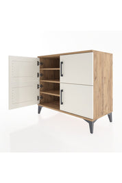 Hyperion Şifonyer 4 Raflı 4 Kapaklı 88x44x80 Çam-Aytaşı