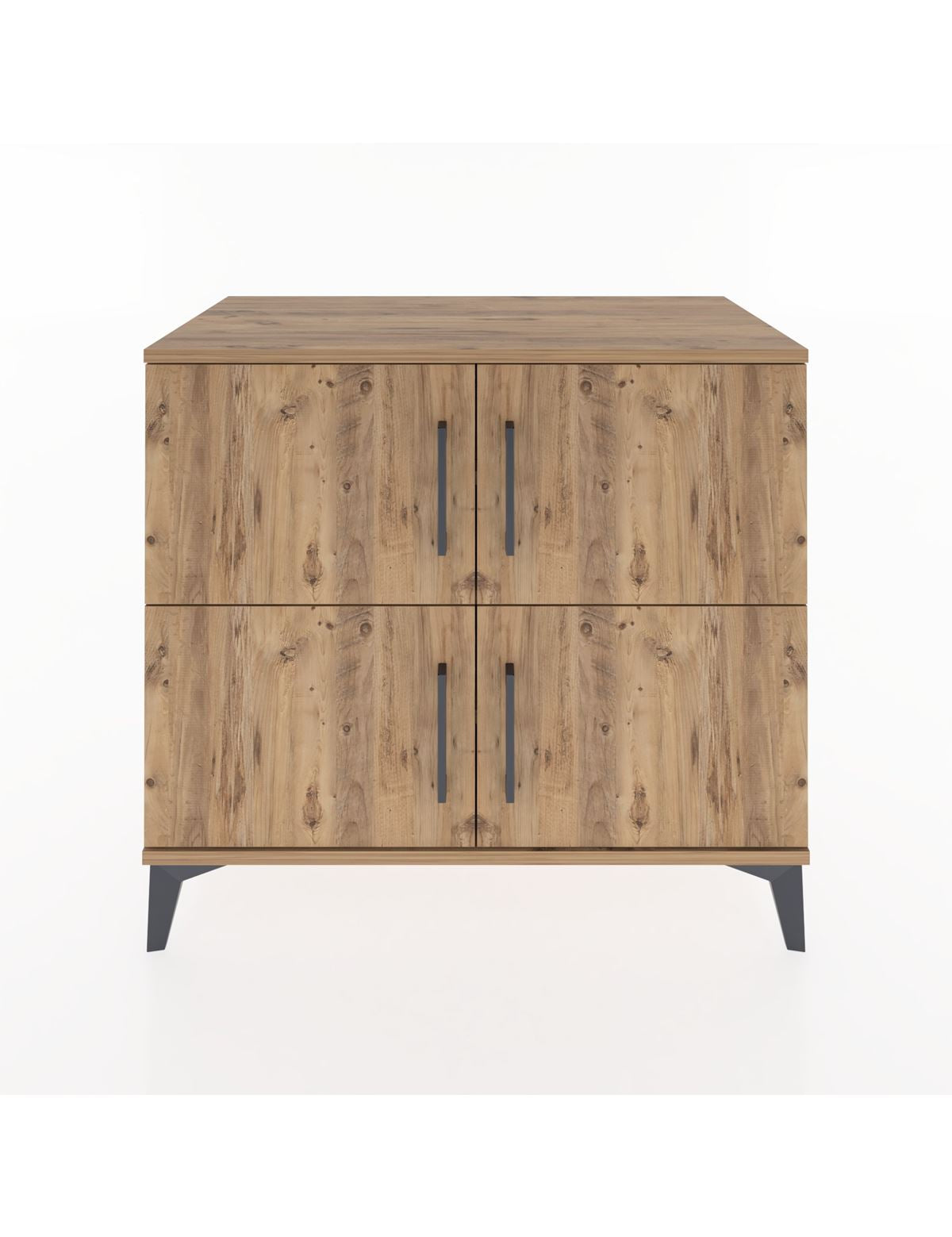 Hyperion Şifonyer 4 Raflı 4 Kapaklı 88x44x80 Çam-Çam