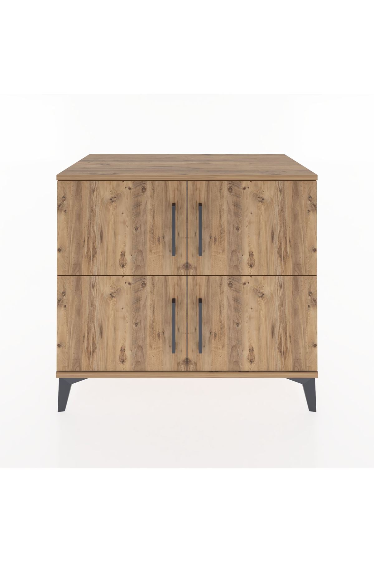 Hyperion Şifonyer 4 Raflı 4 Kapaklı 88x44x80 Çam-Çam