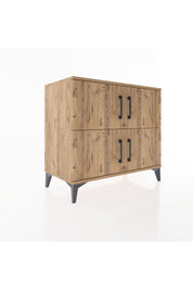 Hyperion Şifonyer 4 Raflı 4 Kapaklı 88x44x80 Çam-Çam