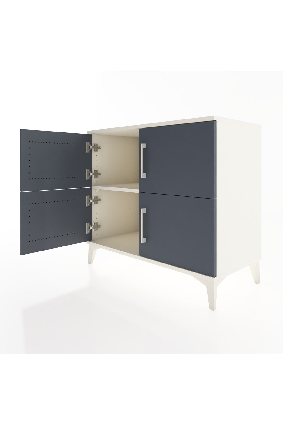 Hyperion Şifonyer Tek Raflı 4 Kapaklı 88x44x80 Aytaşı-Antrasit