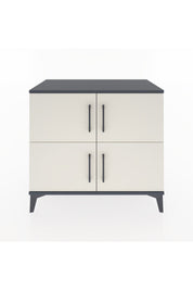 Hyperion Şifonyer Tek Raflı 4 Kapaklı 88x44x80 Antrasit-Aytaşı