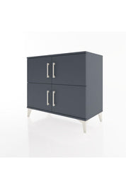 Hyperion Şifonyer Tek Raflı 4 Kapaklı 88x44x80 Antrasit-Antrasit