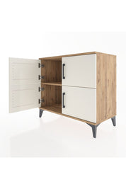 Hyperion Şifonyer Tek Raflı 4 Kapaklı 88x44x80 Çam-Aytaşı