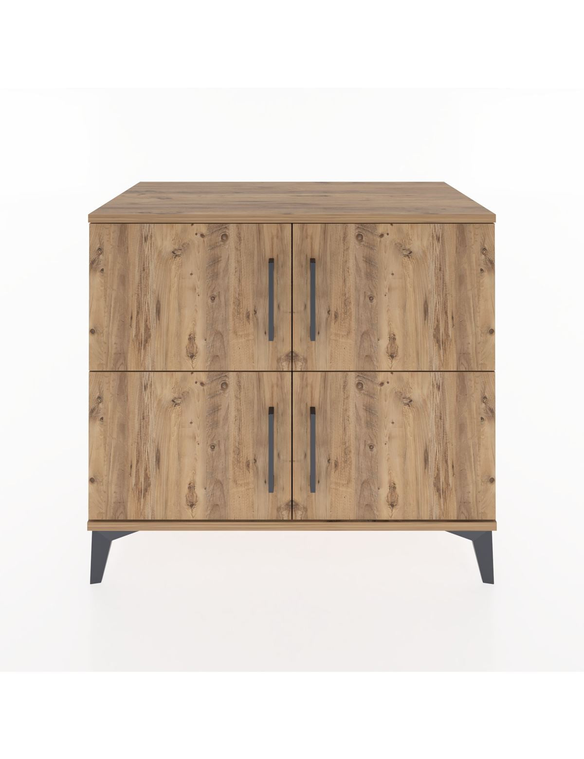 Hyperion Şifonyer Tek Raflı 4 Kapaklı 88x44x80 Çam-Çam