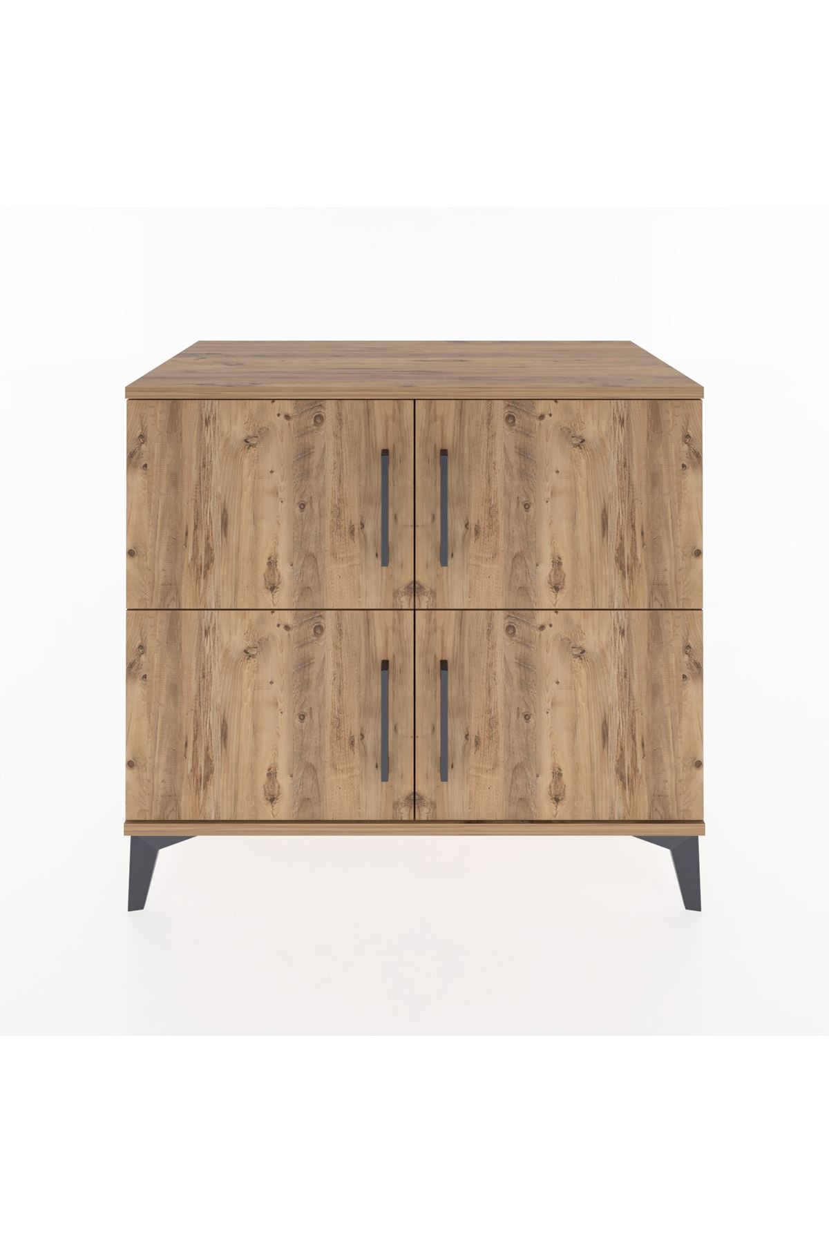 Hyperion Şifonyer Tek Raflı 4 Kapaklı 88x44x80 Çam-Çam