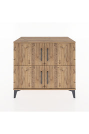 Hyperion Şifonyer Tek Raflı 4 Kapaklı 88x44x80 Çam-Çam