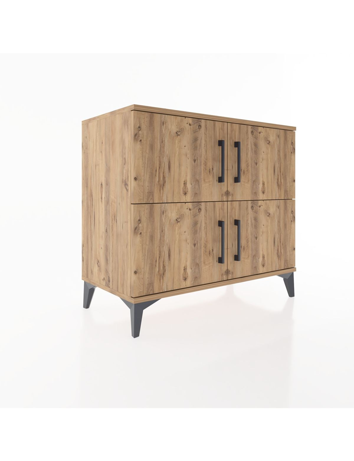 Hyperion Şifonyer Tek Raflı 4 Kapaklı 88x44x80 Çam-Çam