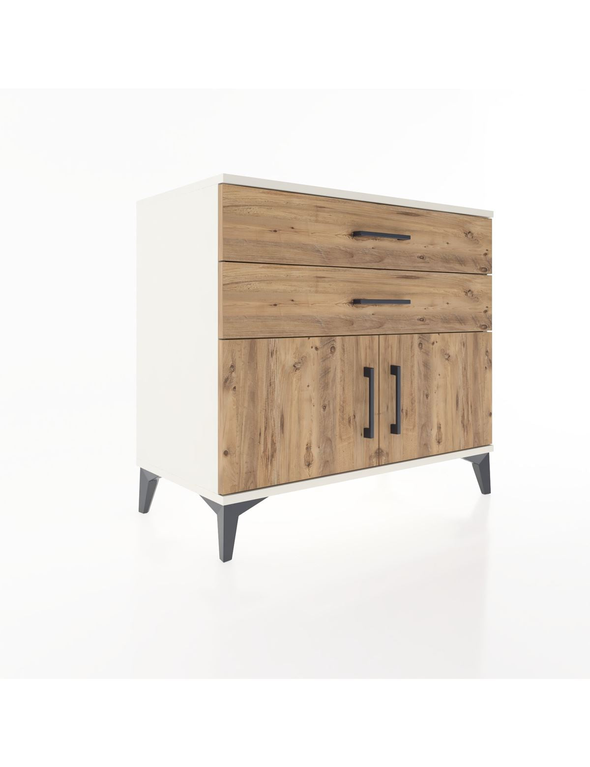 Hyperion Şifonyer Tek Raflı 2 Çekmeceli 2 Kapaklı 88x44x80 Aytaşı-Çam