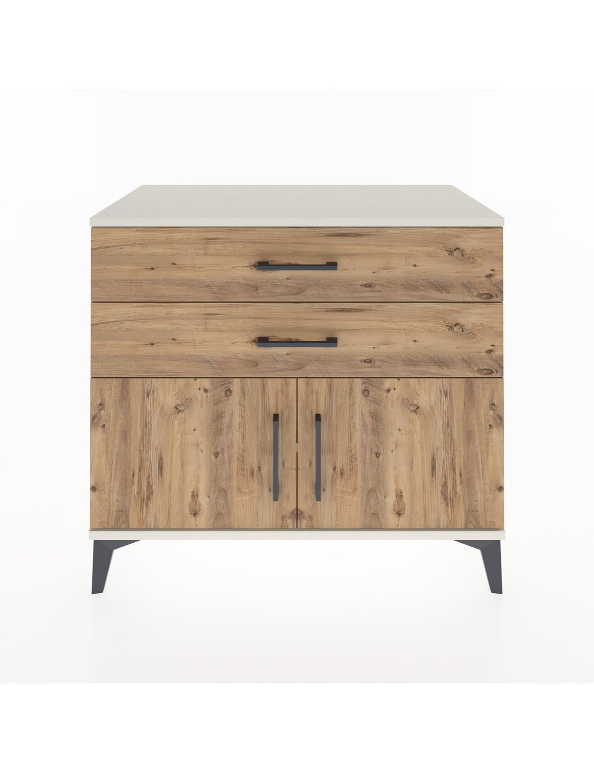 Hyperion Şifonyer Tek Raflı 2 Çekmeceli 2 Kapaklı 88x44x80 Aytaşı-Çam