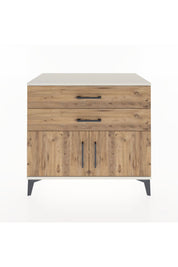 Hyperion Şifonyer Tek Raflı 2 Çekmeceli 2 Kapaklı 88x44x80 Aytaşı-Çam