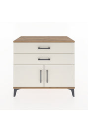 Hyperion Şifonyer Tek Raflı 2 Çekmeceli 2 Kapaklı 88x44x80 Çam-Aytaşı