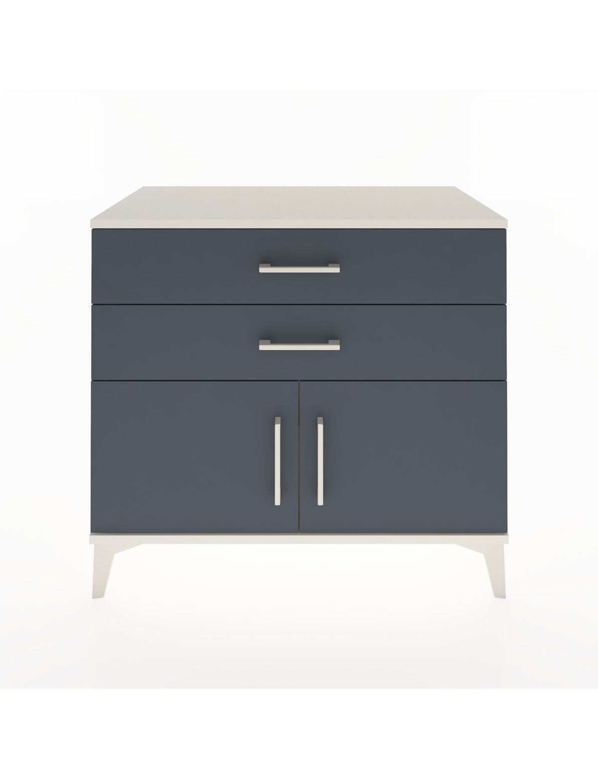 Hyperion Şifonyer 2 Çekmeceli 2 Kapaklı 88x44x80 Aytaşı-Antrasit