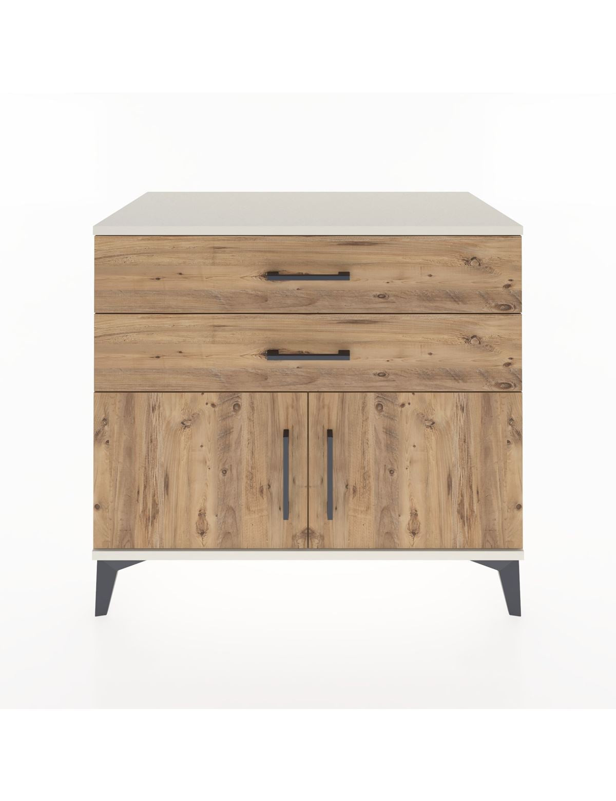 Hyperion Şifonyer 2 Çekmeceli 2 Kapaklı 88x44x80 Aytaşı-Çam