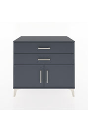 Hyperion Şifonyer 2 Çekmeceli 2 Kapaklı 88x44x80 Antrasit-Antrasit