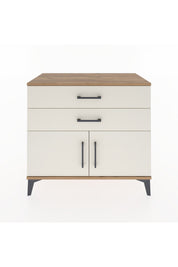 Hyperion Şifonyer 2 Çekmeceli 2 Kapaklı 88x44x80 Çam-Aytaşı