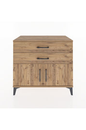 Hyperion Şifonyer 2 Çekmeceli 2 Kapaklı 88x44x80 Çam-Çam