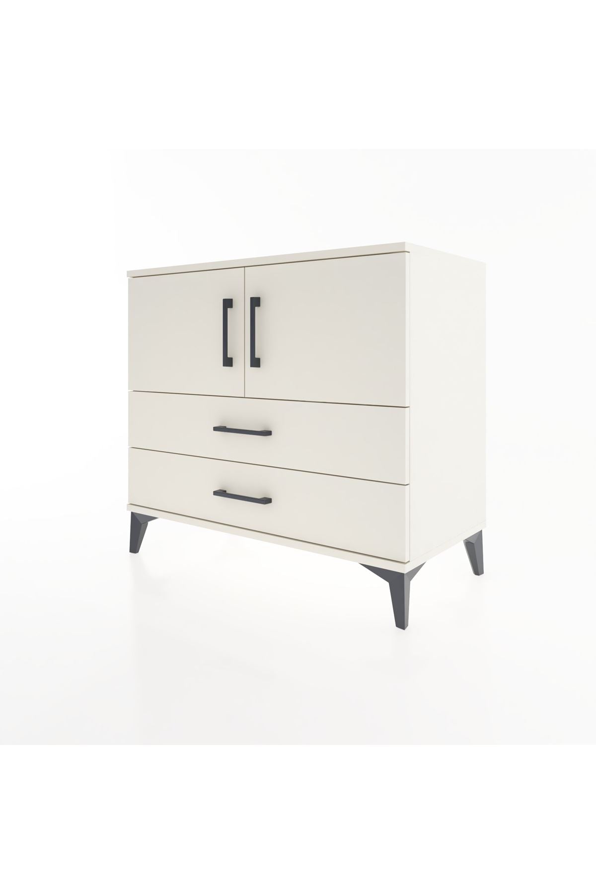 Hyperion Şifonyer 2 Raflı 2 Çekmeceli 2 Kapaklı 88x44x80 Aytaşı-Aytaşı