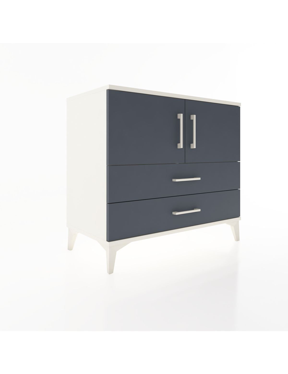 Hyperion Şifonyer 2 Raflı 2 Çekmeceli 2 Kapaklı 88x44x80 Aytaşı-Antrasit