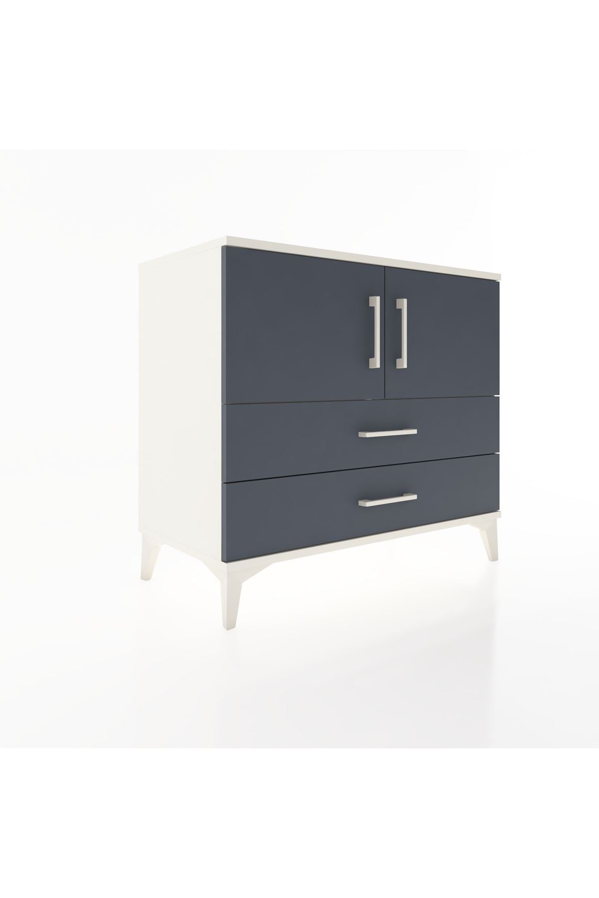 Hyperion Şifonyer 2 Raflı 2 Çekmeceli 2 Kapaklı 88x44x80 Aytaşı-Antrasit