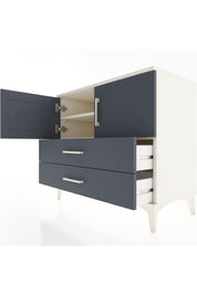 Hyperion Şifonyer 2 Raflı 2 Çekmeceli 2 Kapaklı 88x44x80 Aytaşı-Antrasit