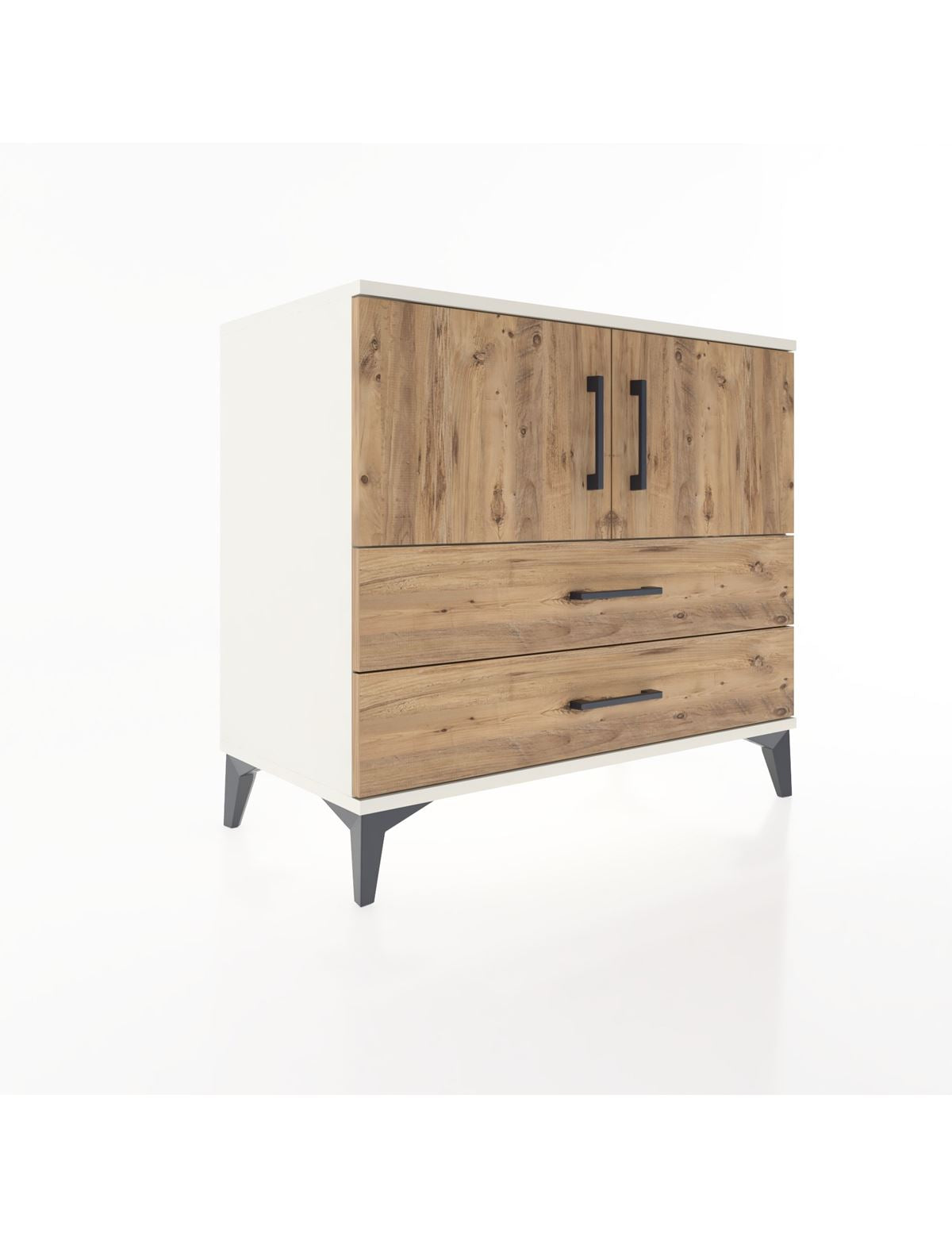 Hyperion Şifonyer 2 Raflı 2 Çekmeceli 2 Kapaklı 88x44x80 Aytaşı-Çam